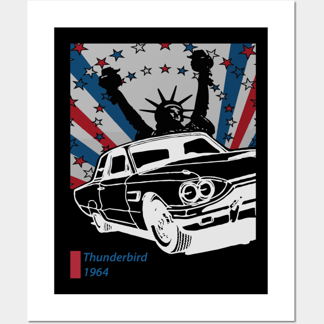 Thunderbird 1964 Wall Art by EtyazaForez